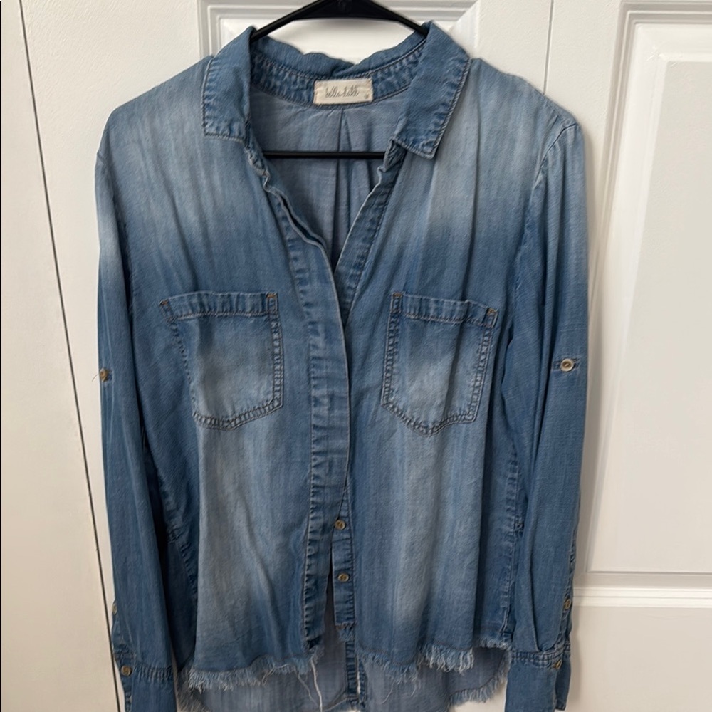 Bella Dahl Denim Button-Up Shirt